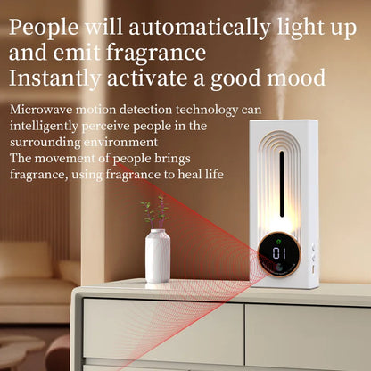 2025 Smart Wall-Mounted Aroma Diffuser - Automatic & Sensor-Controlled Fragrance Sprayer